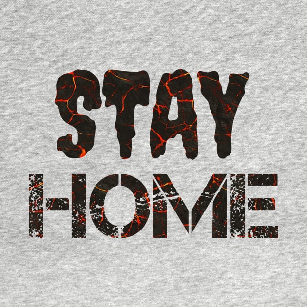 T-shirt STAY HOME by Younis design 